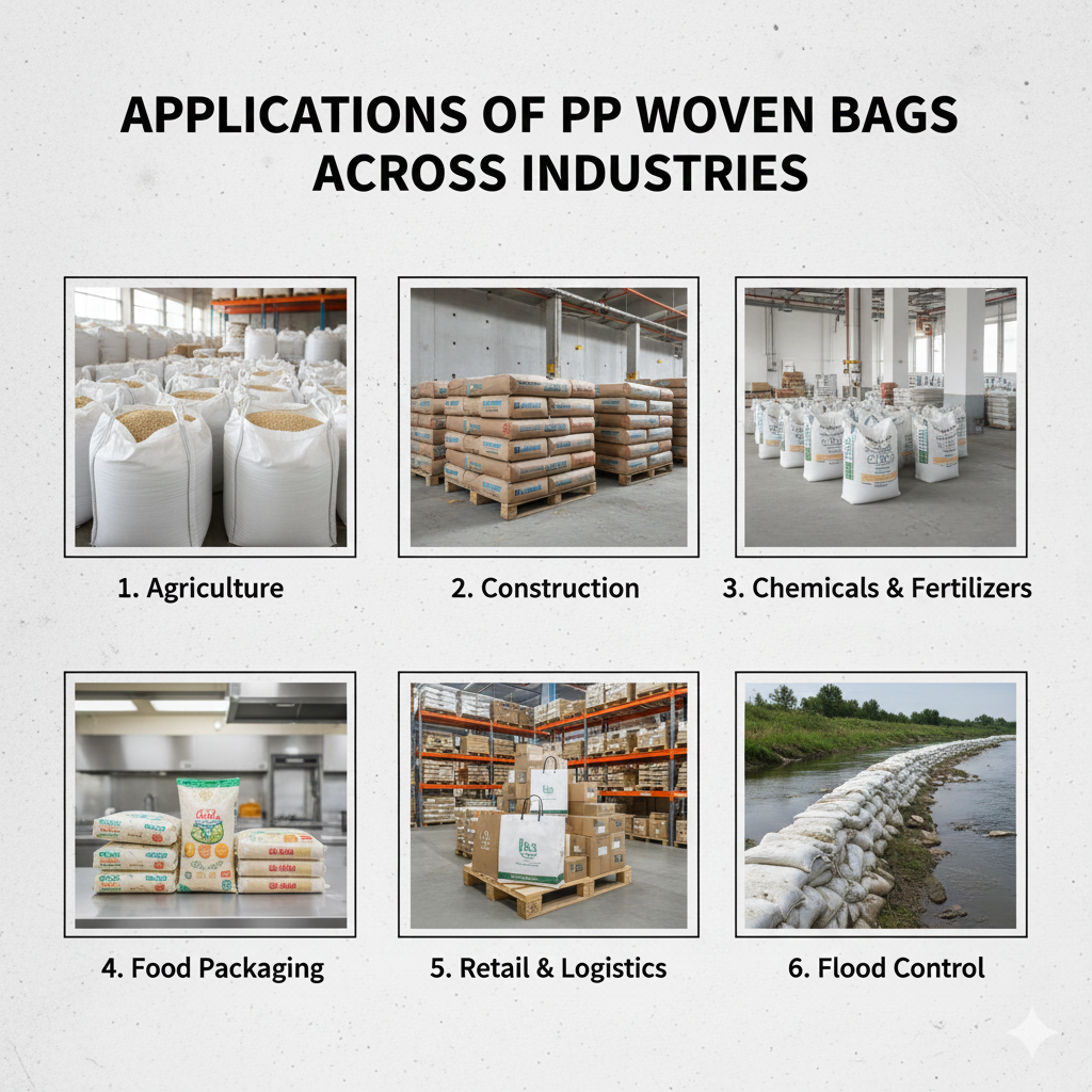 Applications of PP Woven Bags Across Industries