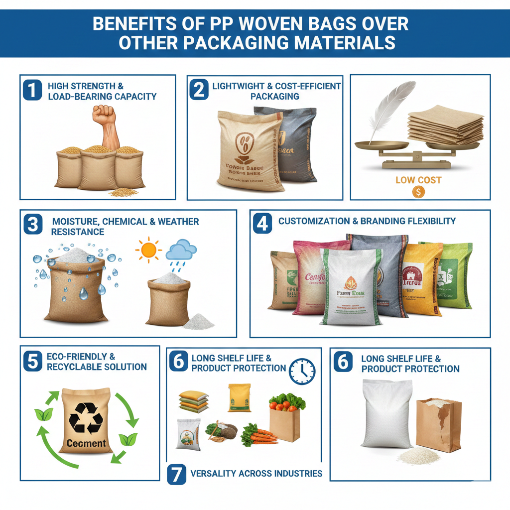 Benefits of PP Woven Bags Over Other Packaging Materials