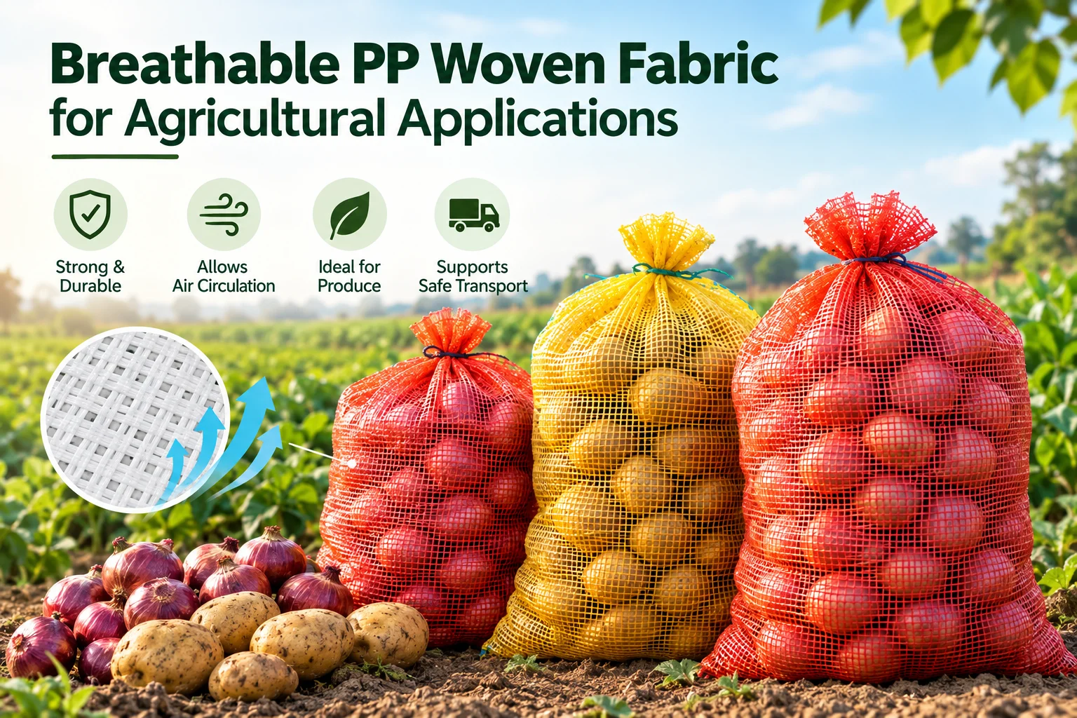 Breathable PP Woven Fabric for Agricultural Applications