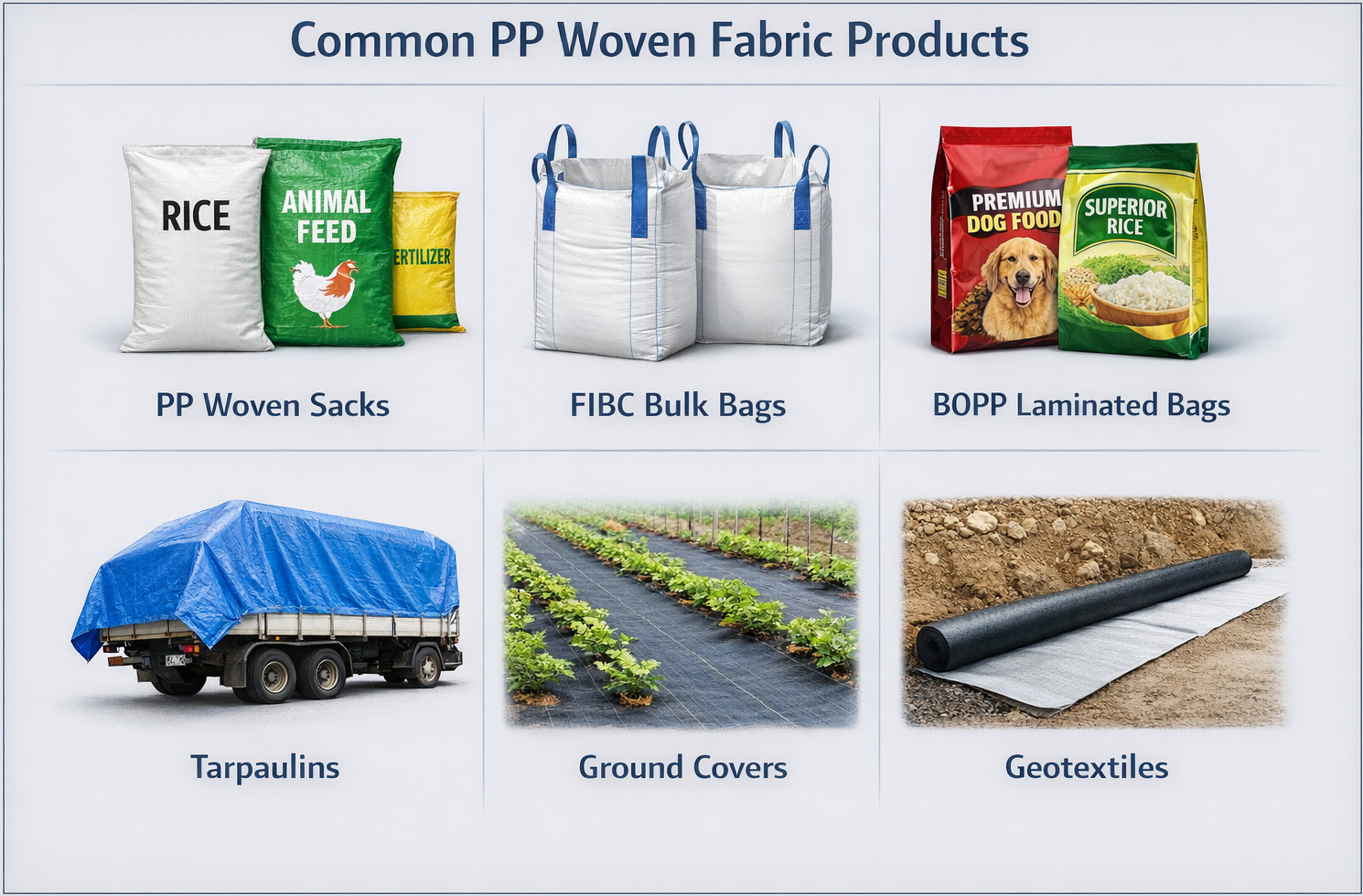 Common PP Woven Fabric Products