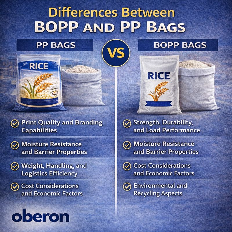 Differences Between BOPP and PP Bags