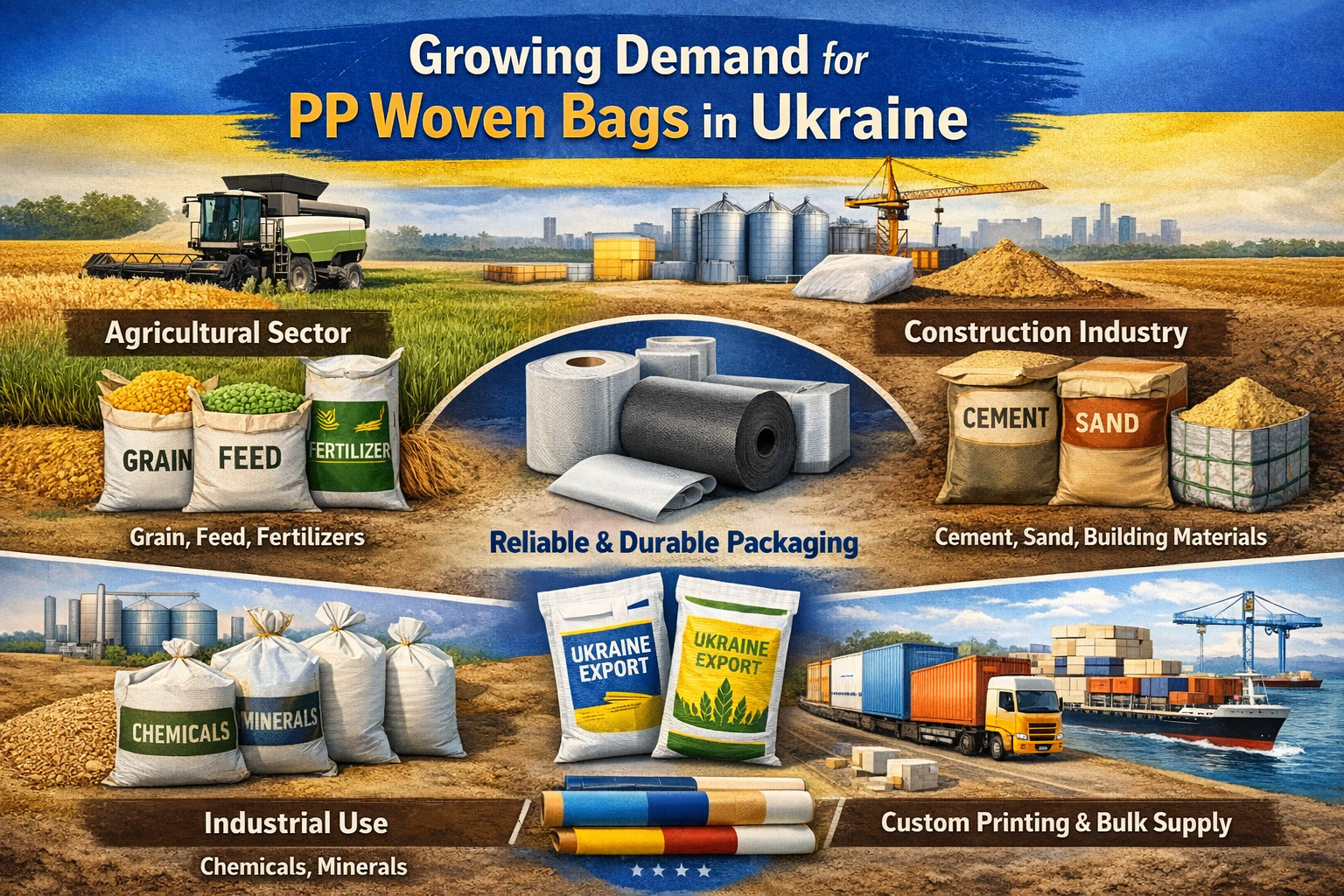 Growing Demand for PP Woven Bags in Ukraine