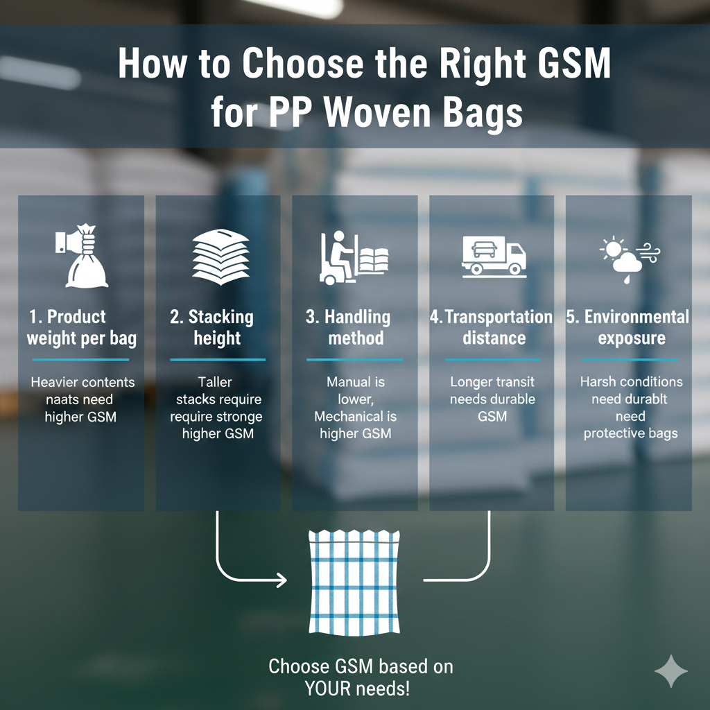 How to Choose the Right GSM for PP Woven Bags