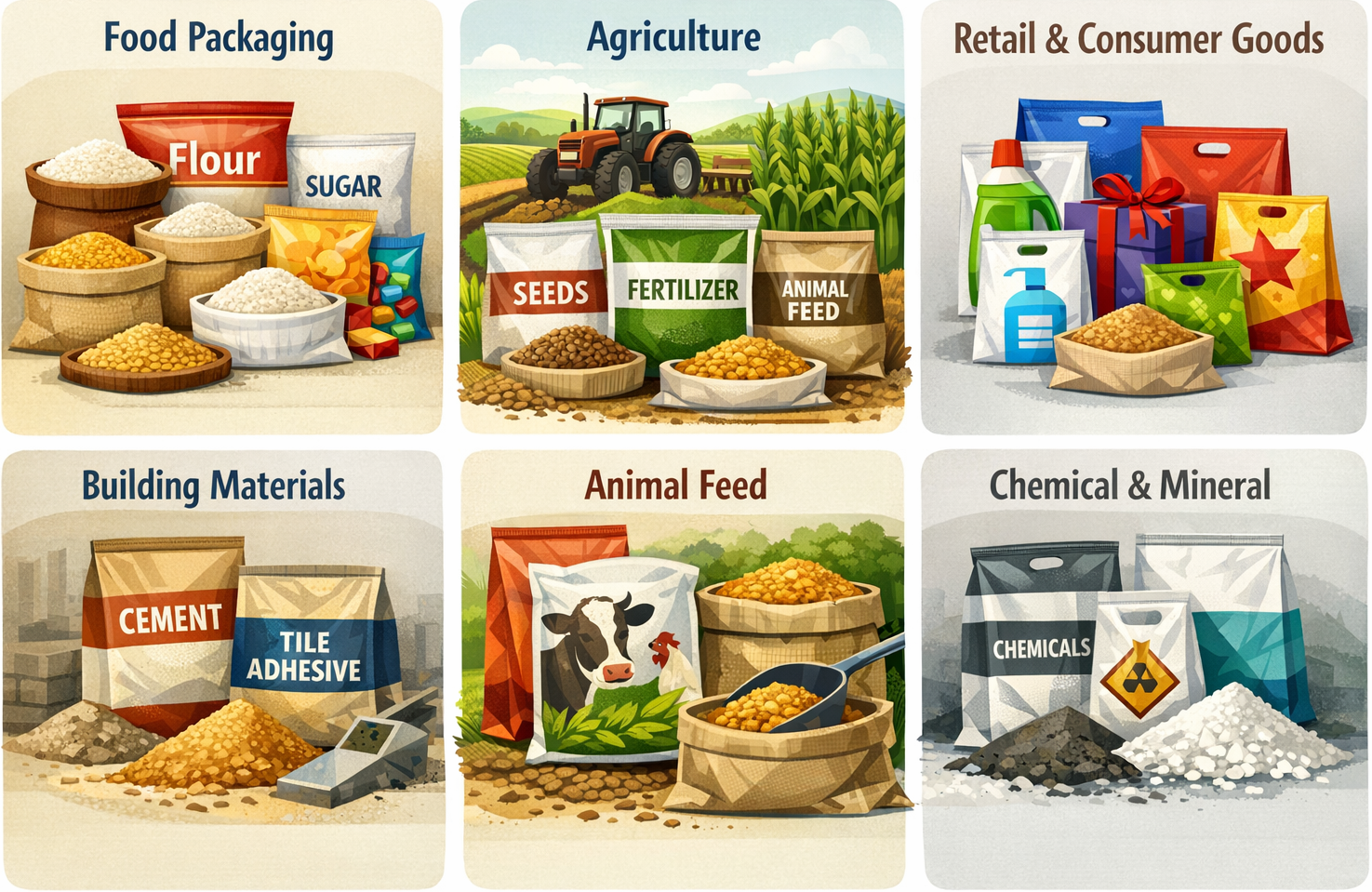 Industrial Applications of BOPP Bags