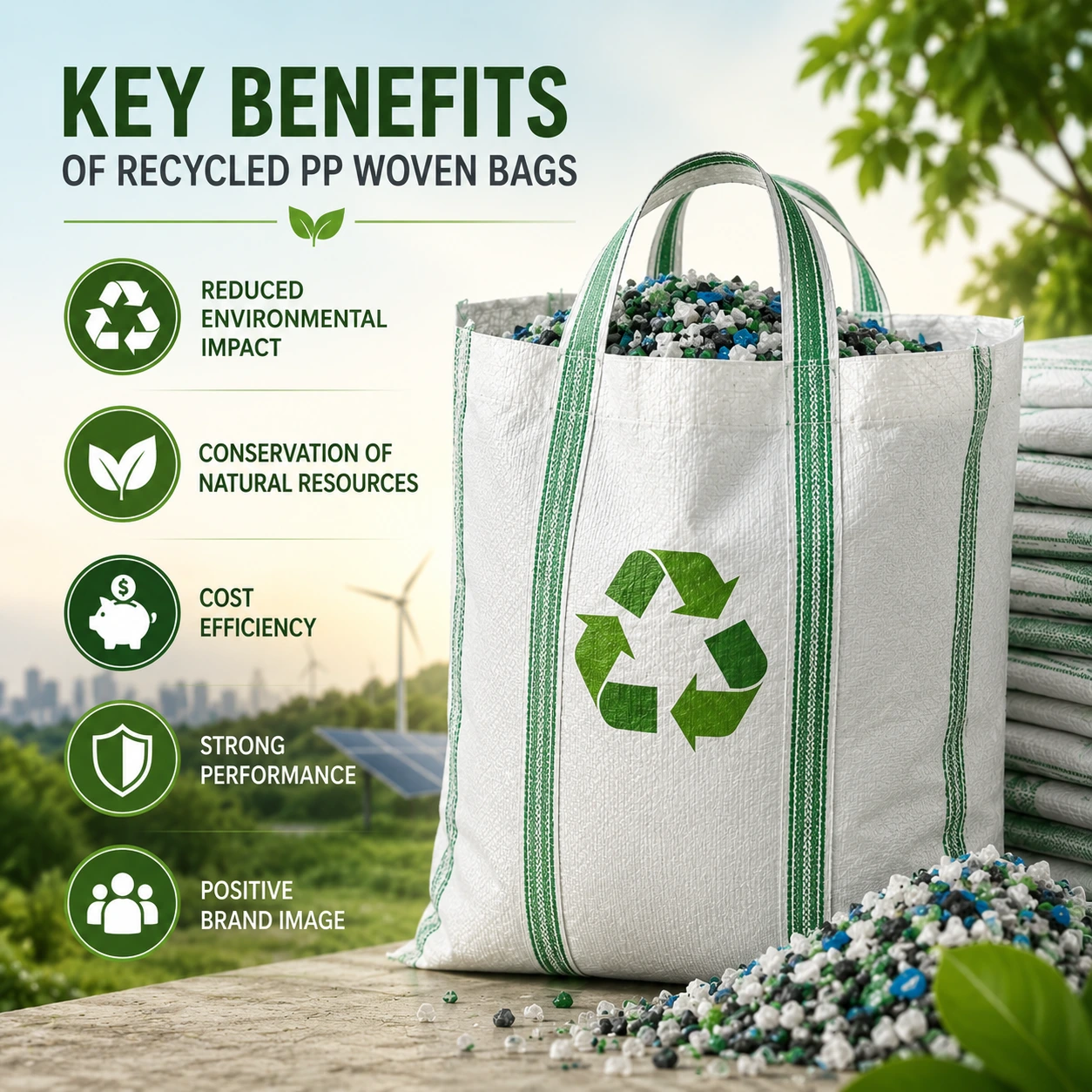 Key Benefits of Recycled PP Woven Bags