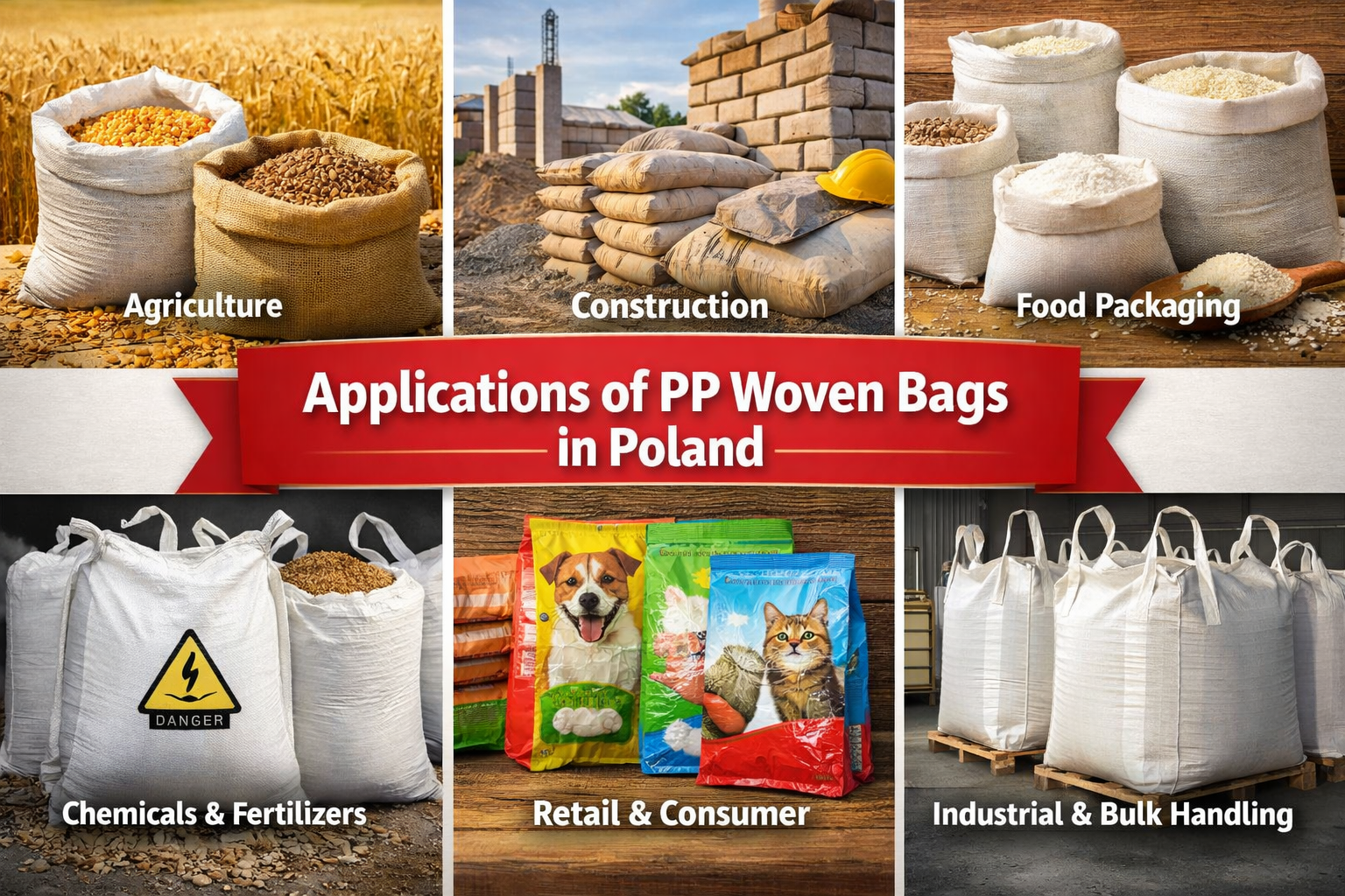 Major Applications of PP Woven Bags In Poland