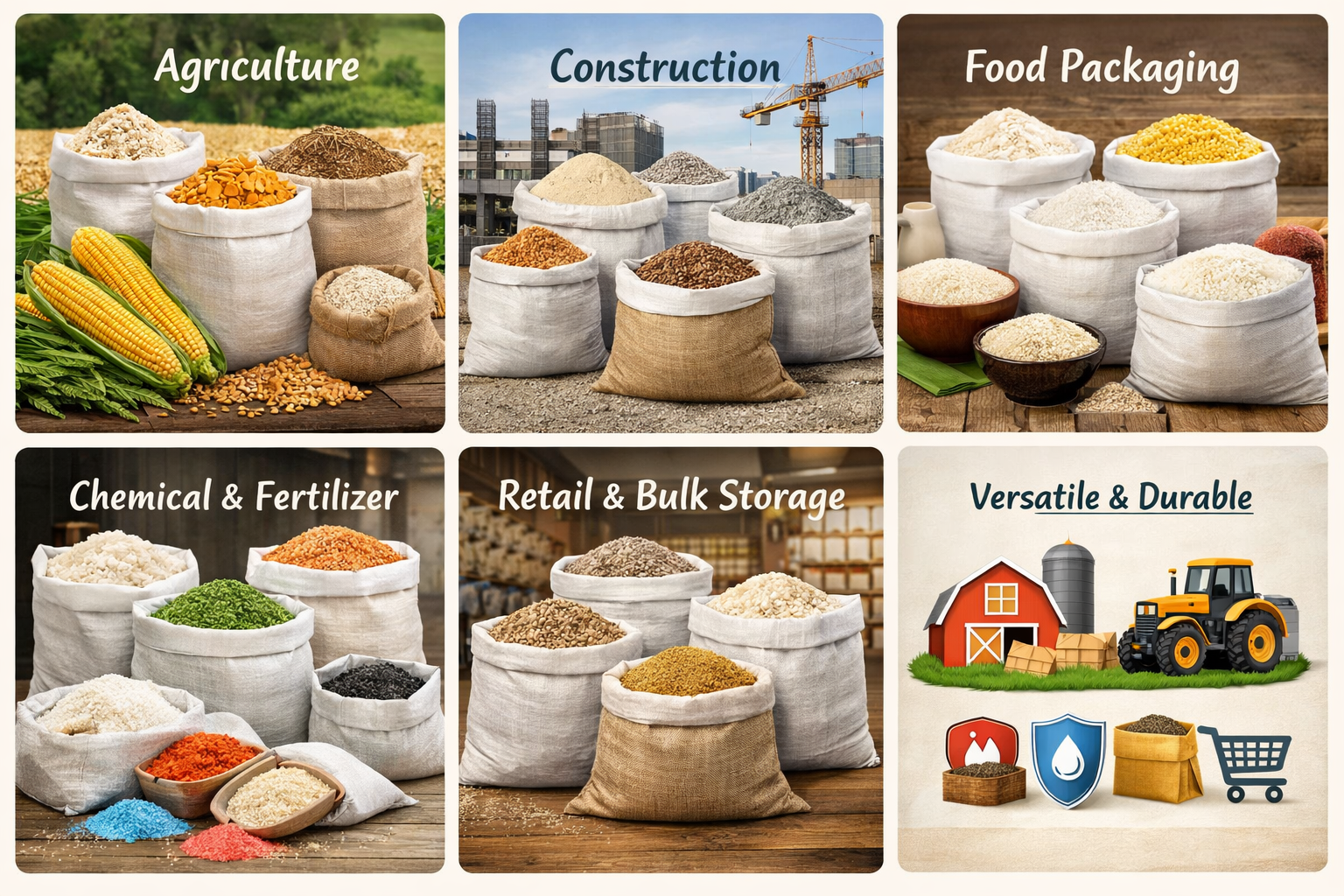 PP Woven Bags Uses in Different Industries