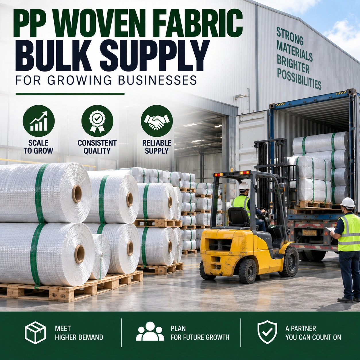 PP Woven Fabric Bulk Supply