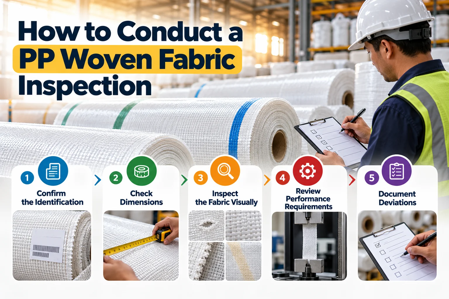 PP Woven Fabric Inspection