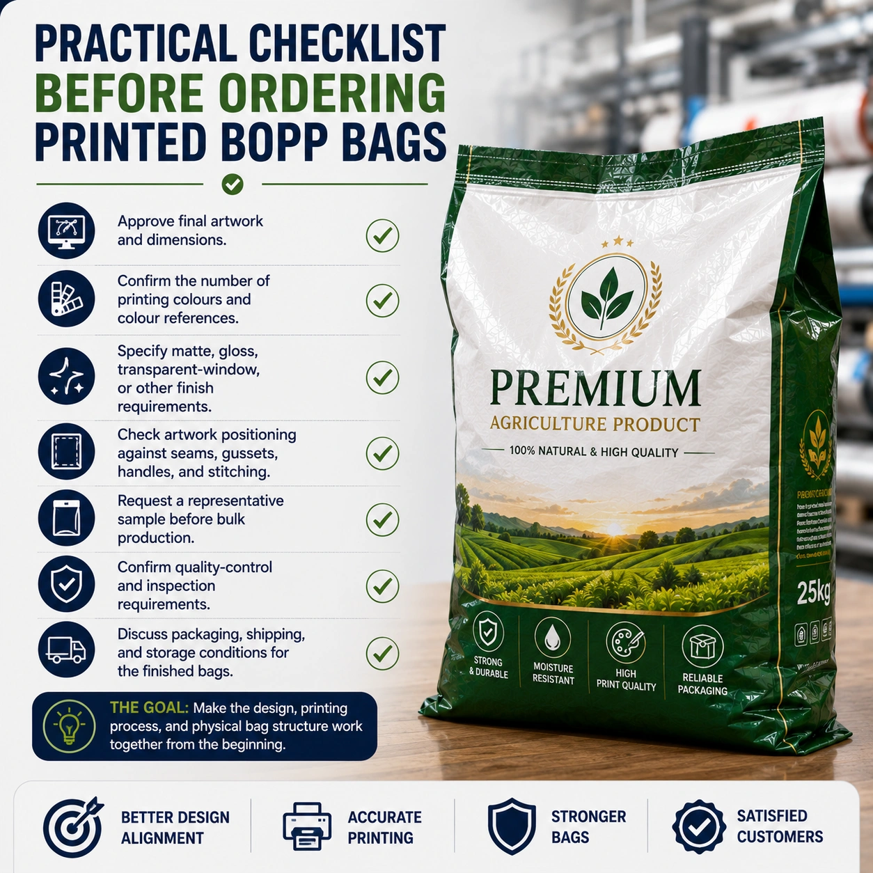 Practical Checklist Before Ordering Printed BOPP Bags