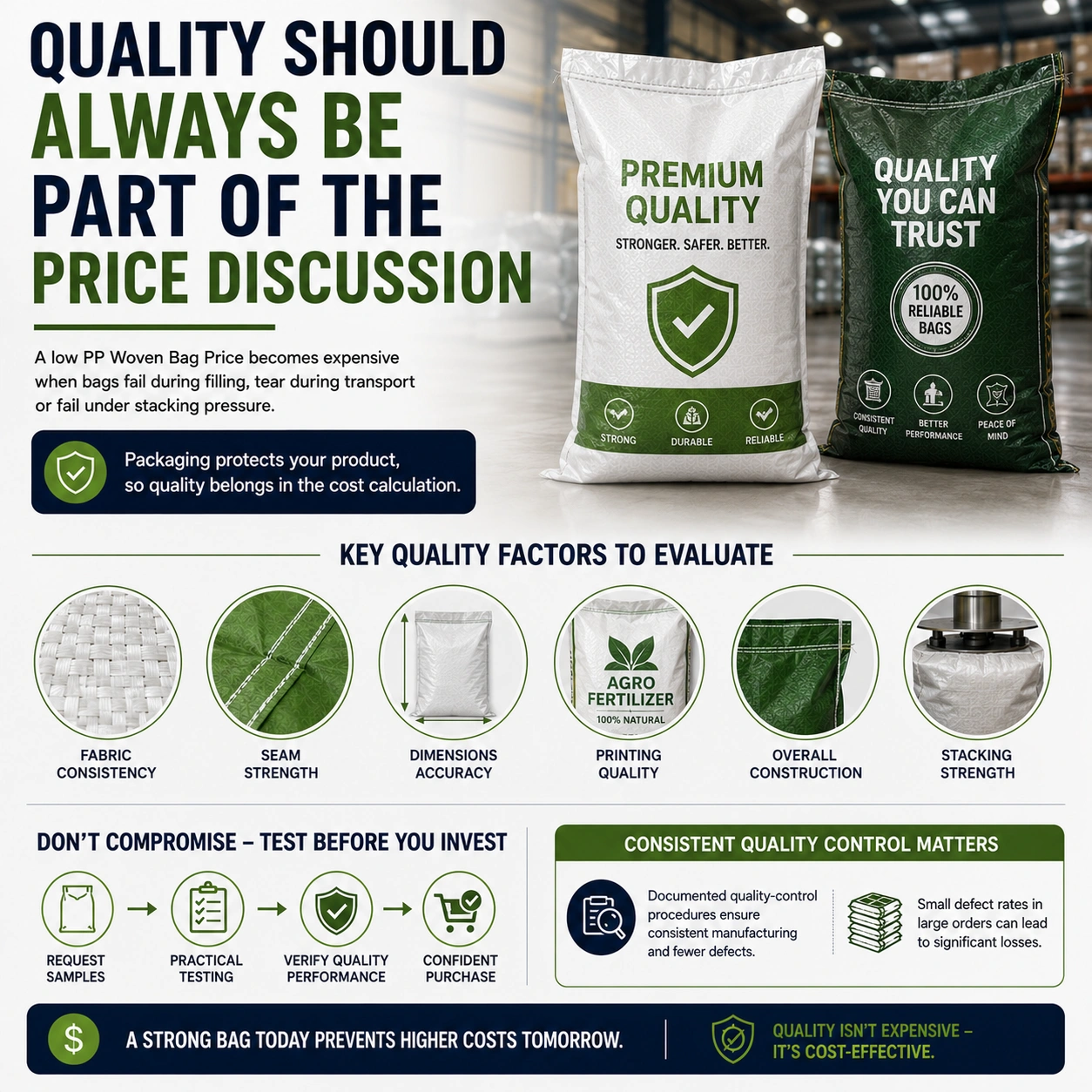 Quality Should Always Be Part of the Price Discussion