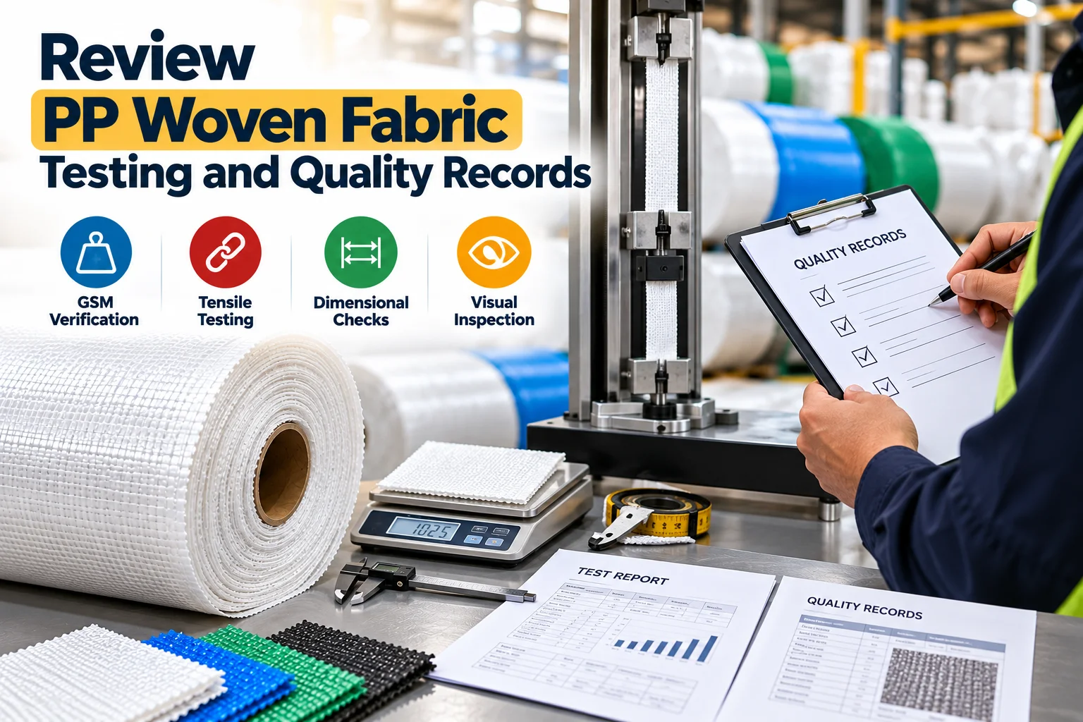 Review PP Woven Fabric Testing and Quality Records