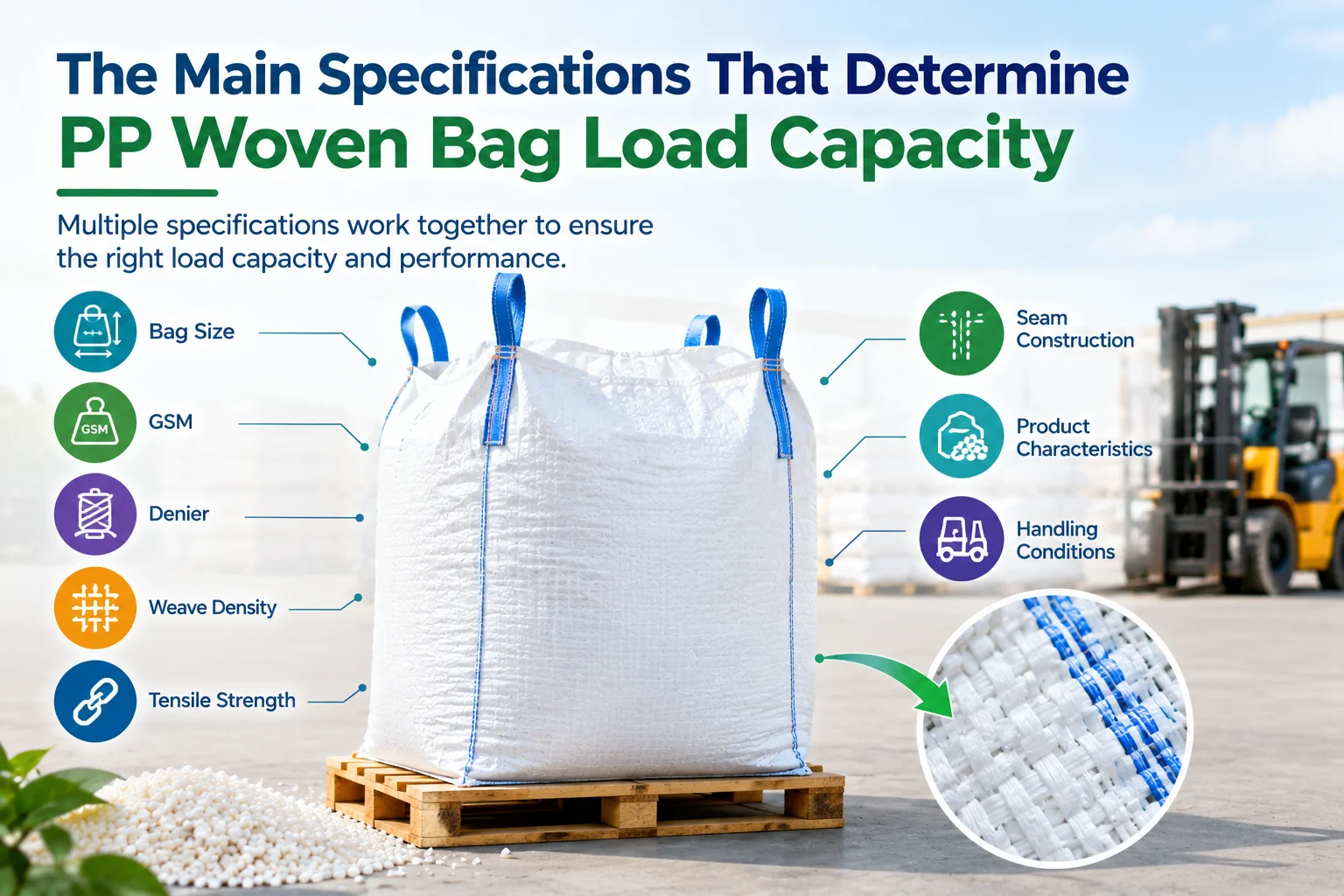 Main Specifications That Determine PP Woven Bag Load Capacity