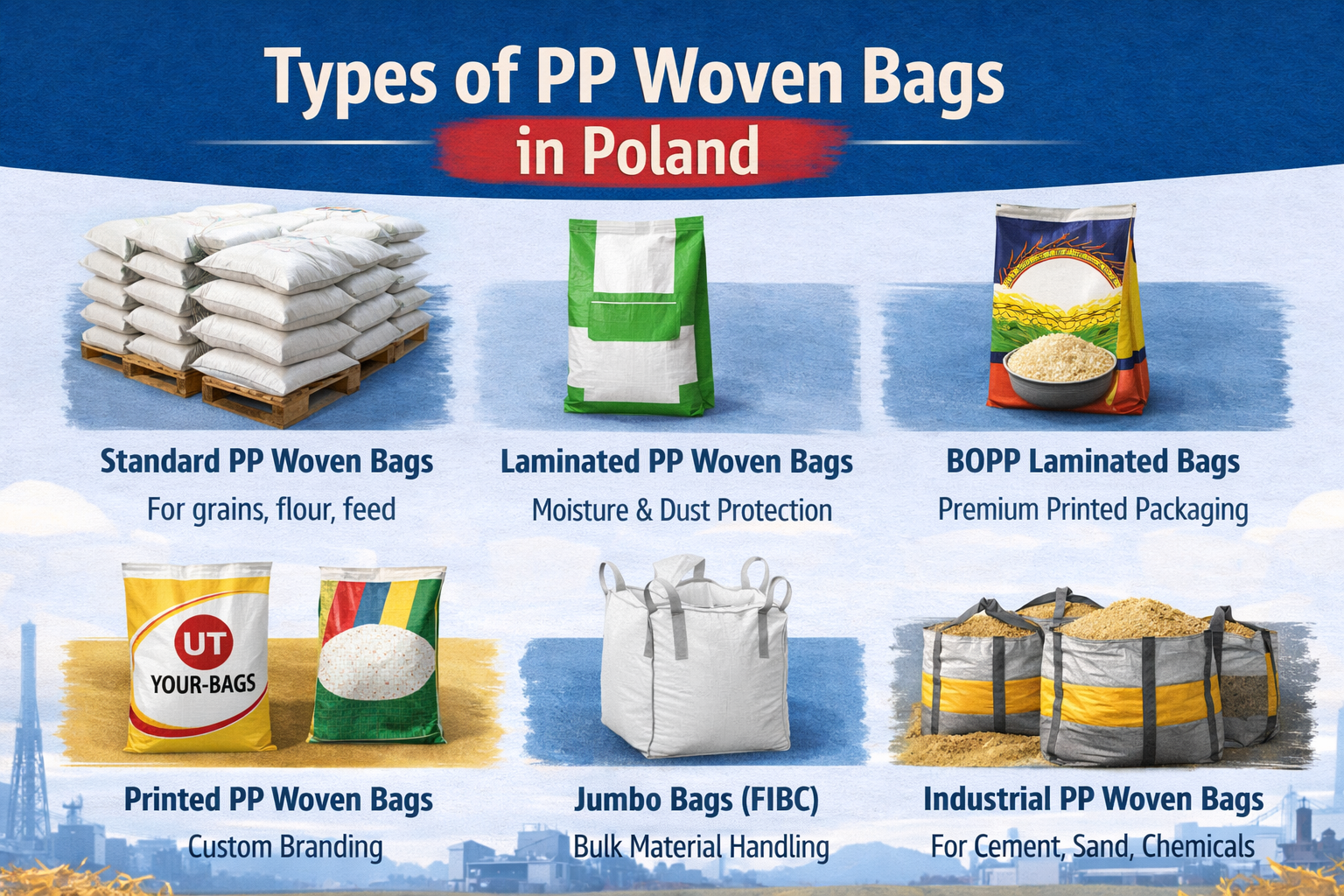 Types of PP Woven Bags Available in Poland