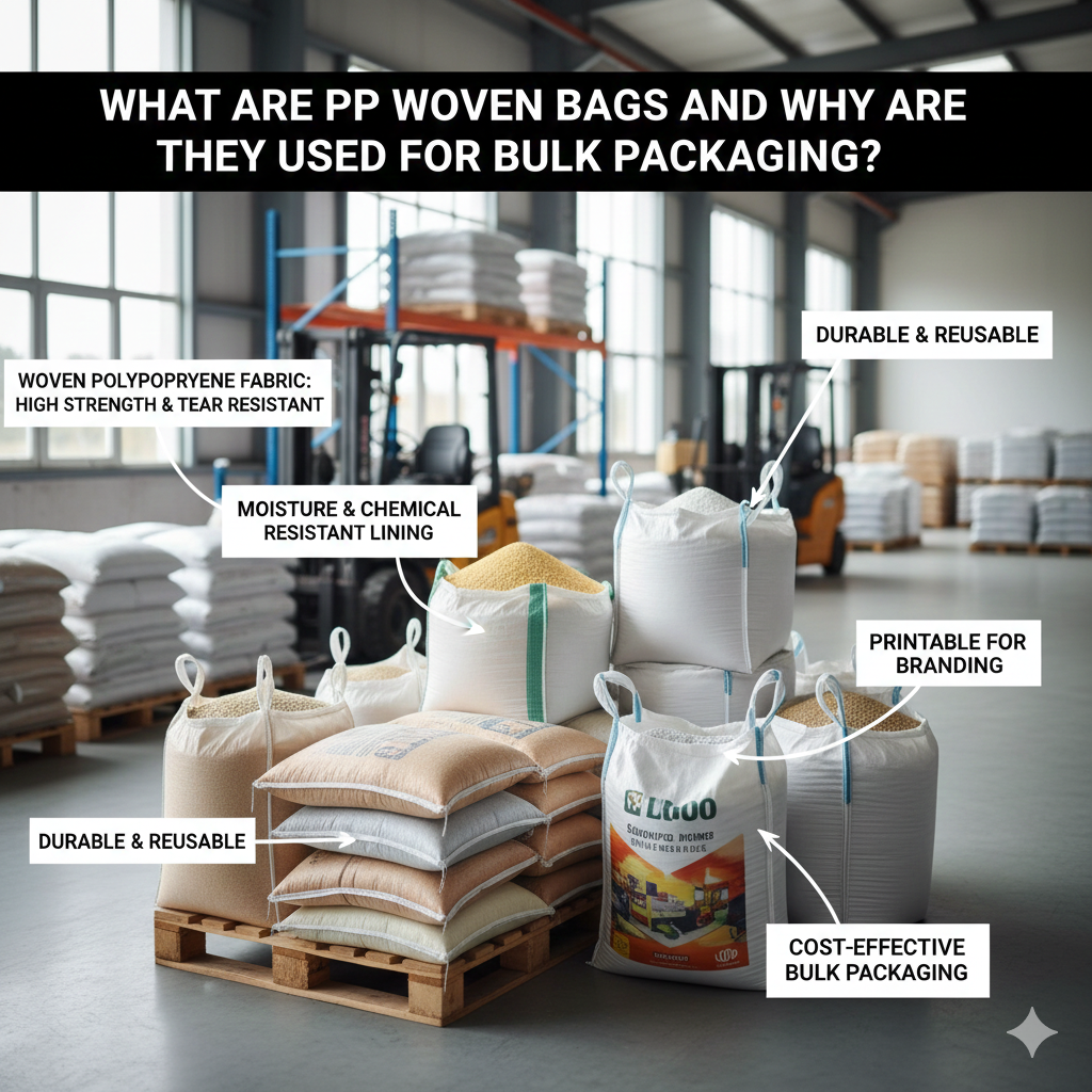 What Are PP Woven Bags and Why Are They Used for Bulk Packaging
