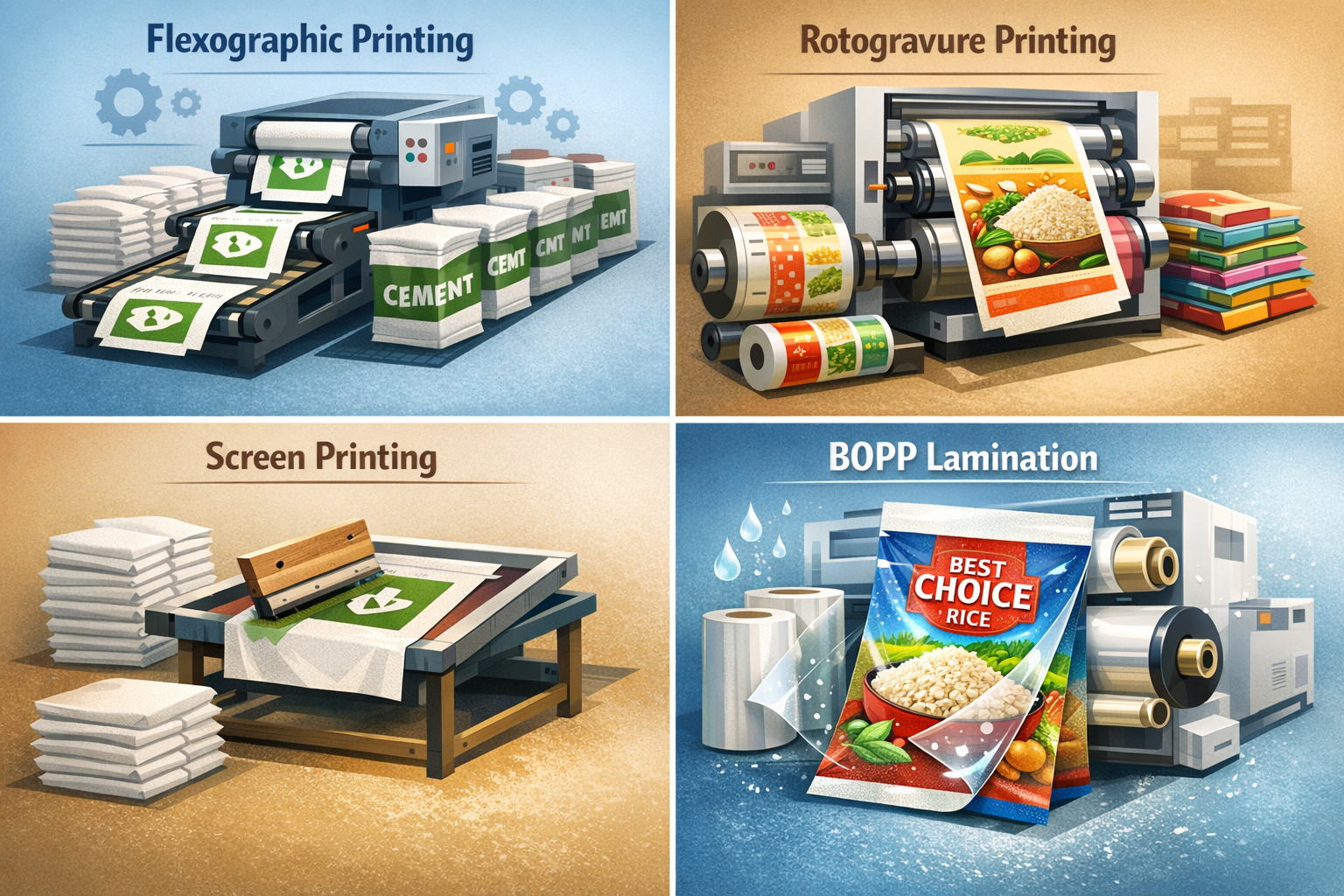 What Are the Common Printing Options for PP Woven Bags