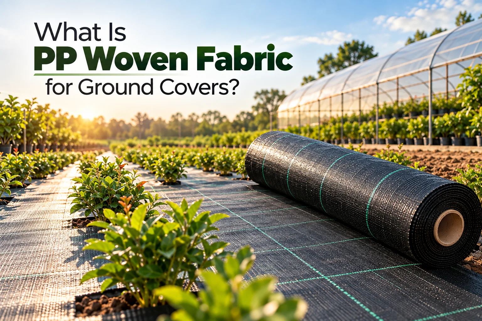 What Is PP Woven Fabric for Ground Covers
