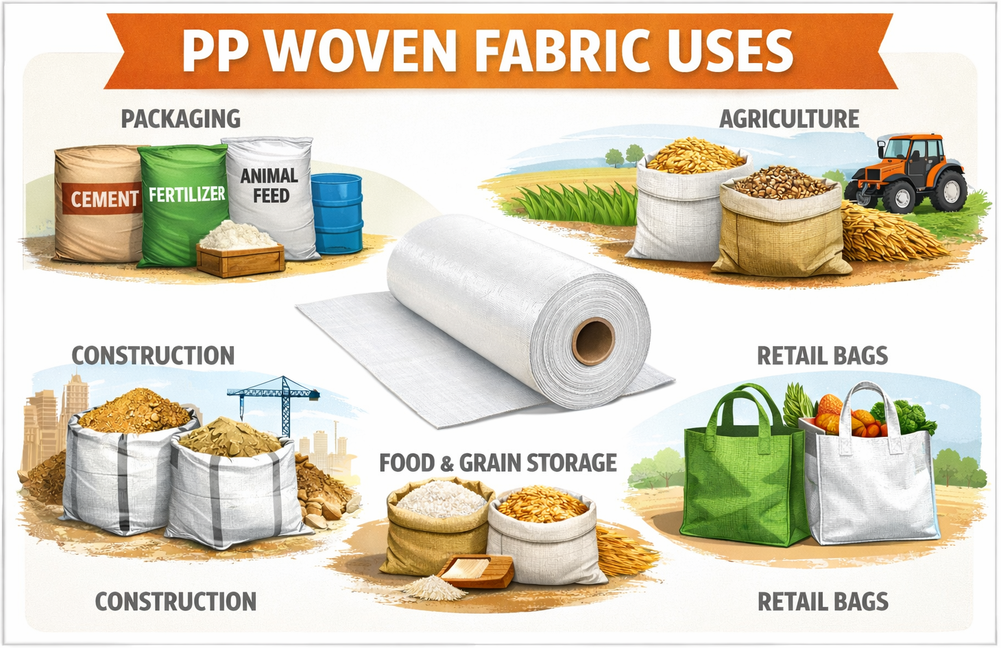 What is PP Woven Fabric Used For