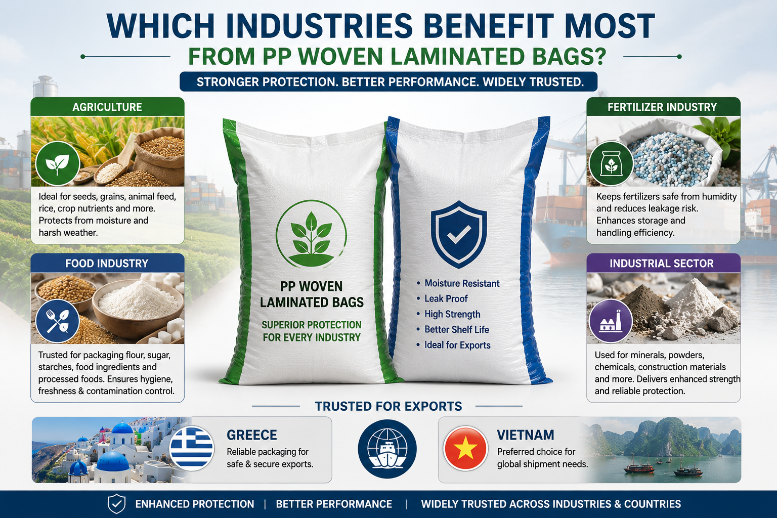 Which Industries Benefit Most from PP Woven Laminated Bags
