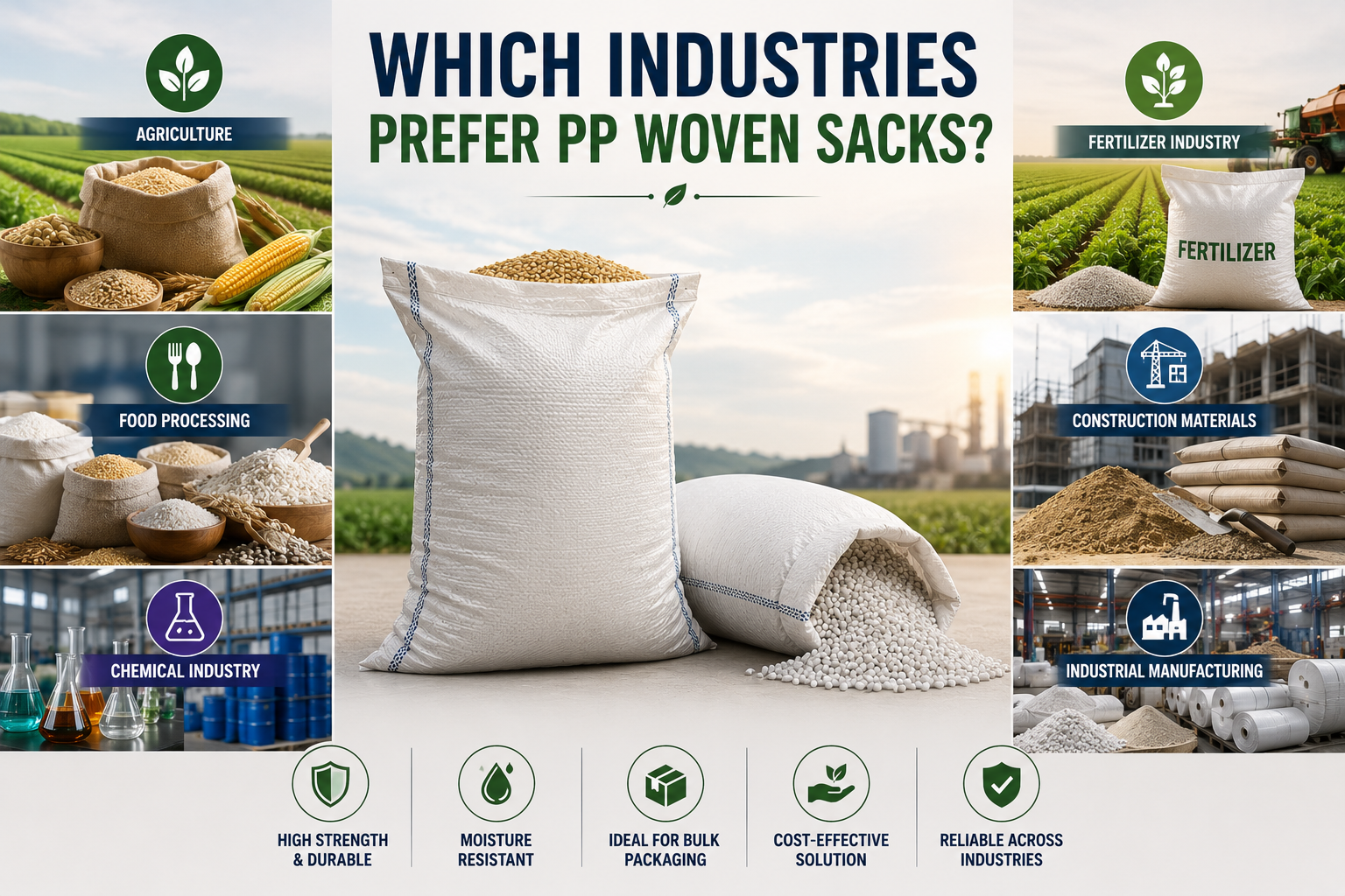 Which Industries Prefer PP Woven Sacks