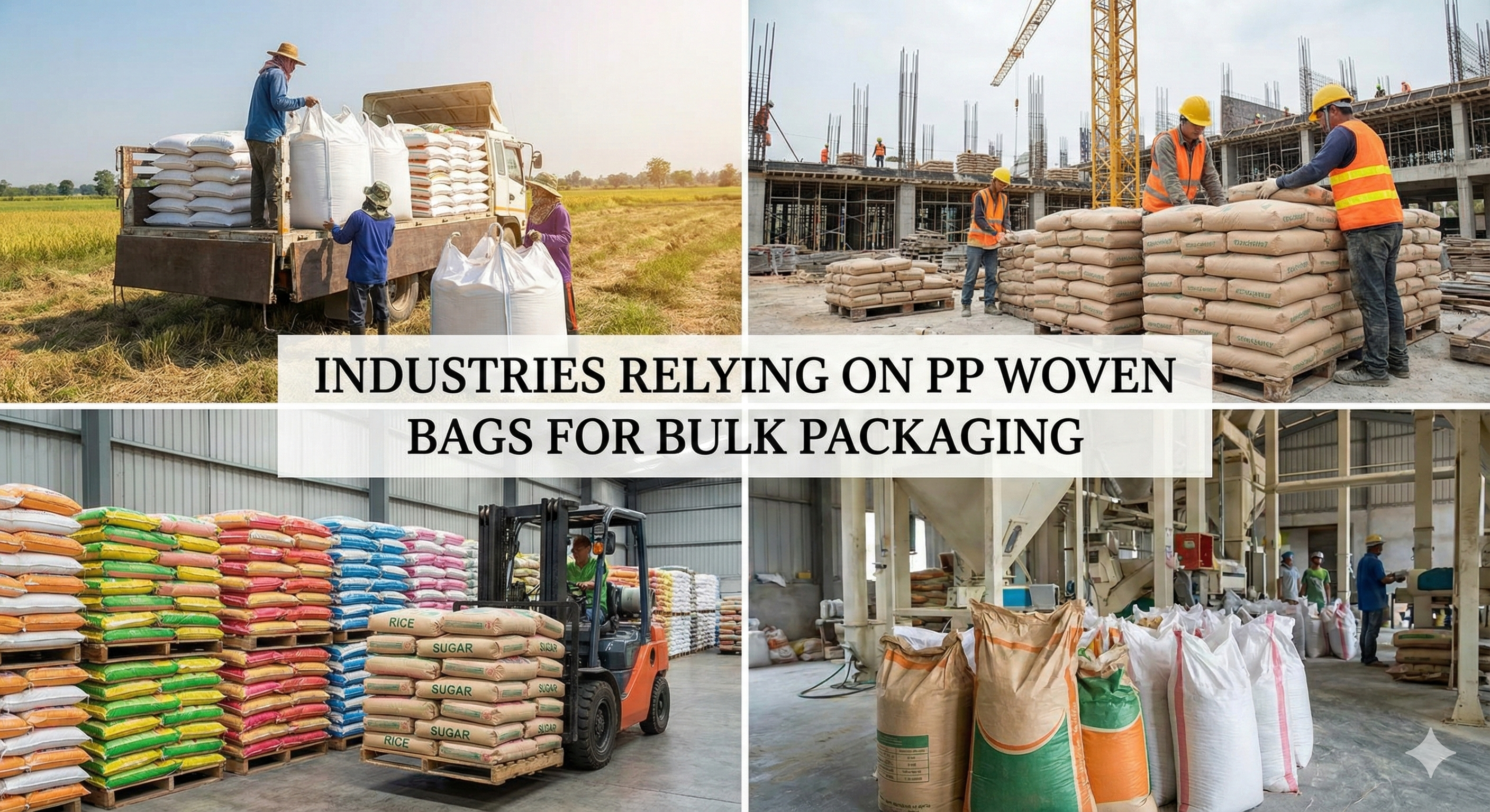 Which Industries Rely on PP Woven Bags for Bulk Packaging