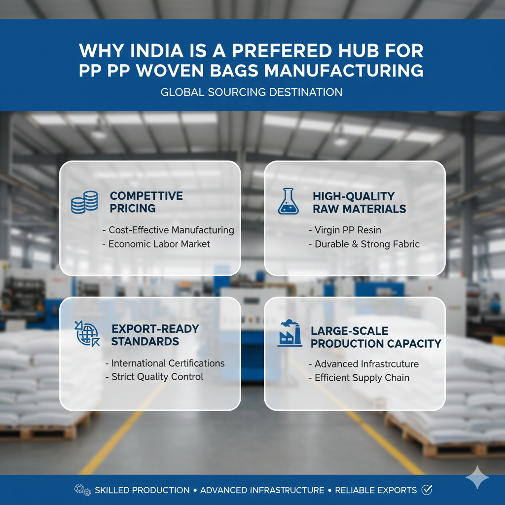 Why India Is a Preferred Hub for PP Woven Bags Manufacturing